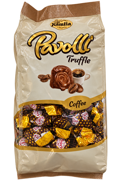 Bomboane Pavolli Truffle cu aromă de cafea Kamilia (1 kg)