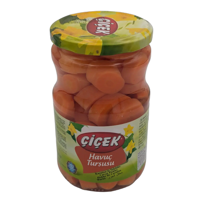 Pickled Carrots Havuç Turşusu Carrot Pickles Çiçek (720 g)