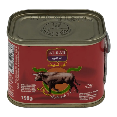 Carne de vita corned la conserva Al-Raii (198 g)