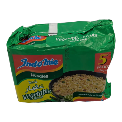 Tăiței instant cu aromă de legume Indomie – 5 pachete