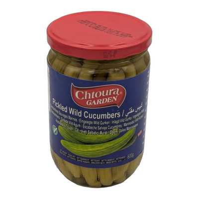 Castraveți sălbatici murați Pickled Wild Cucumbers Chtoura Garden (600 g)