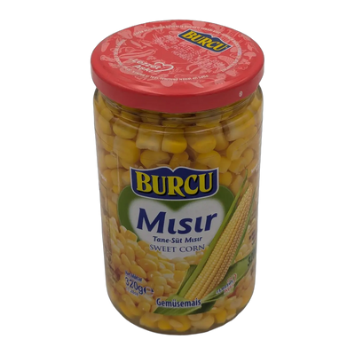 Sweet corn in a jar Mısır Sweet Corn Gemüsemais Burcu (320 g)