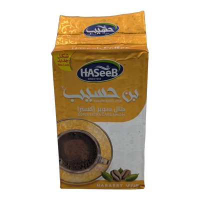 Cafea arabească Super Extra Cardamom Haseeb Harar (500 g)