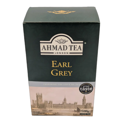 Ceai negru Earl Grey vrac Ahmad Tea London (500 g)