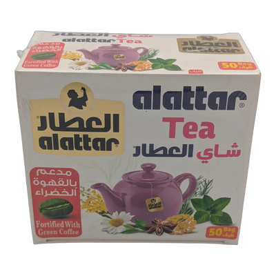 Ceai din plante cu cafea verde Alattar Tea (50 plicuri)