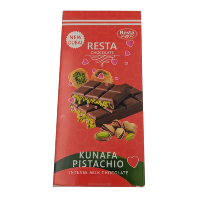 Ciocolata cu kunafa si fistic Resta POP (135 g)