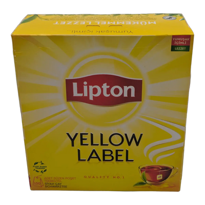 Ceai negru Yellow Label Lipton (100 plicuri)