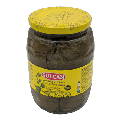 Frunze de viță în saramură Salamura Asma Yaprağı Vine Leaves Gülcan (640 g)
