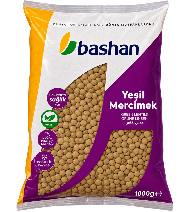 Bashan – Linte verde Yeşil Mercimek (1 kg)