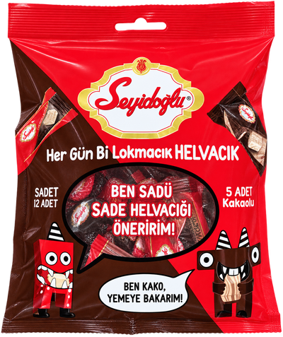 Seyidoğlu Helvacık – Mini halva simplă și cu cacao (200 g)