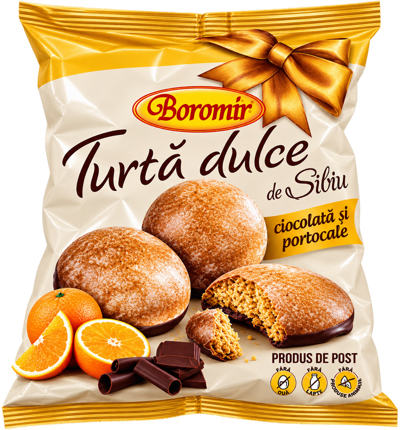 Boromir – Turtă dulce de Sibiu cu ciocolată și portocale (200 g)