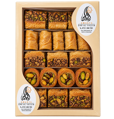 Baclava asortată Dar Al-Yassin – 500 g