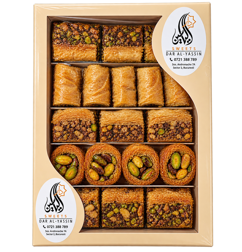 Baclava asortată Dar Al-Yassin – 500 g