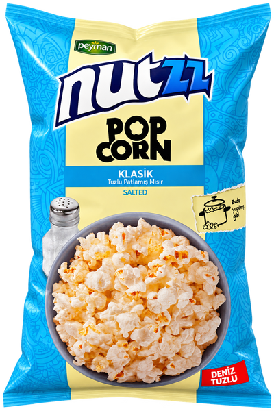 Peyman Nutzz – Popcorn cu sare de mare (100 g)