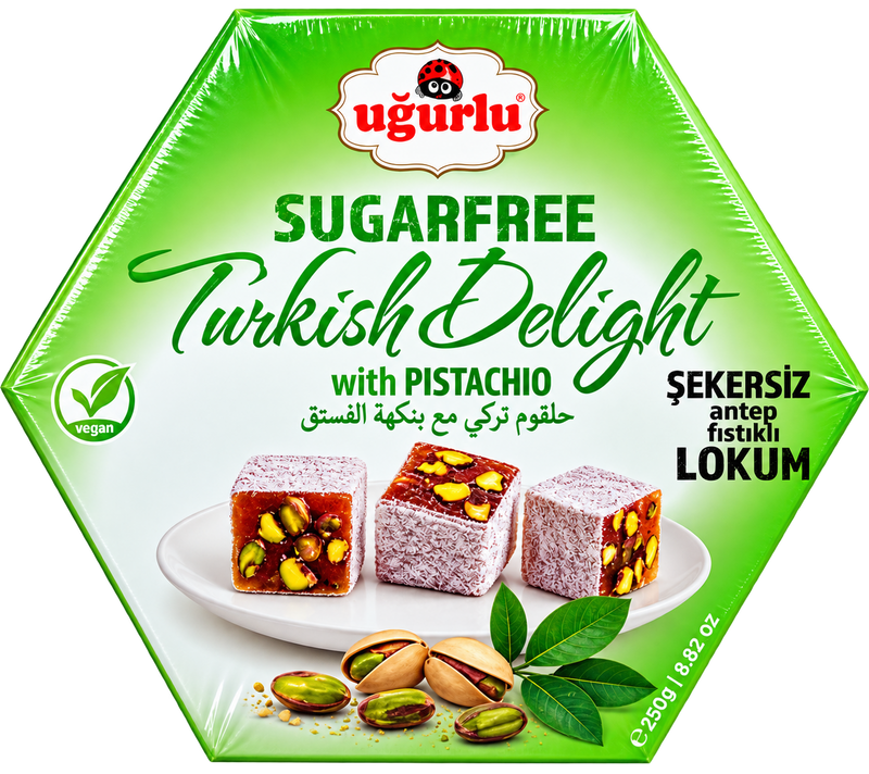 Rahat turcesc fără zahăr cu fistic Uğurlu (250 g)