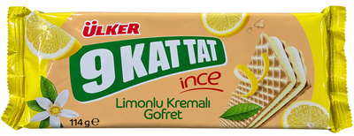 Ülker 9 Kat Tat İnce – Napolitane cu cremă de lămâie (114 g)