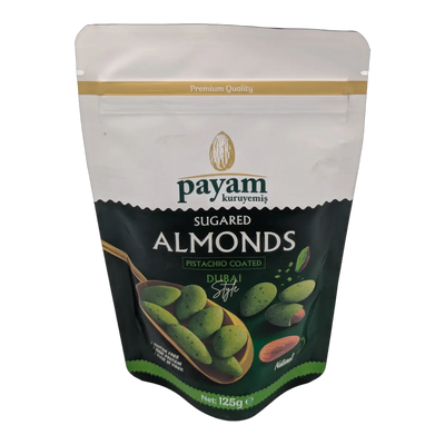 Migdale zaharisite cu fistic Payam Kuruyemis (125 g)