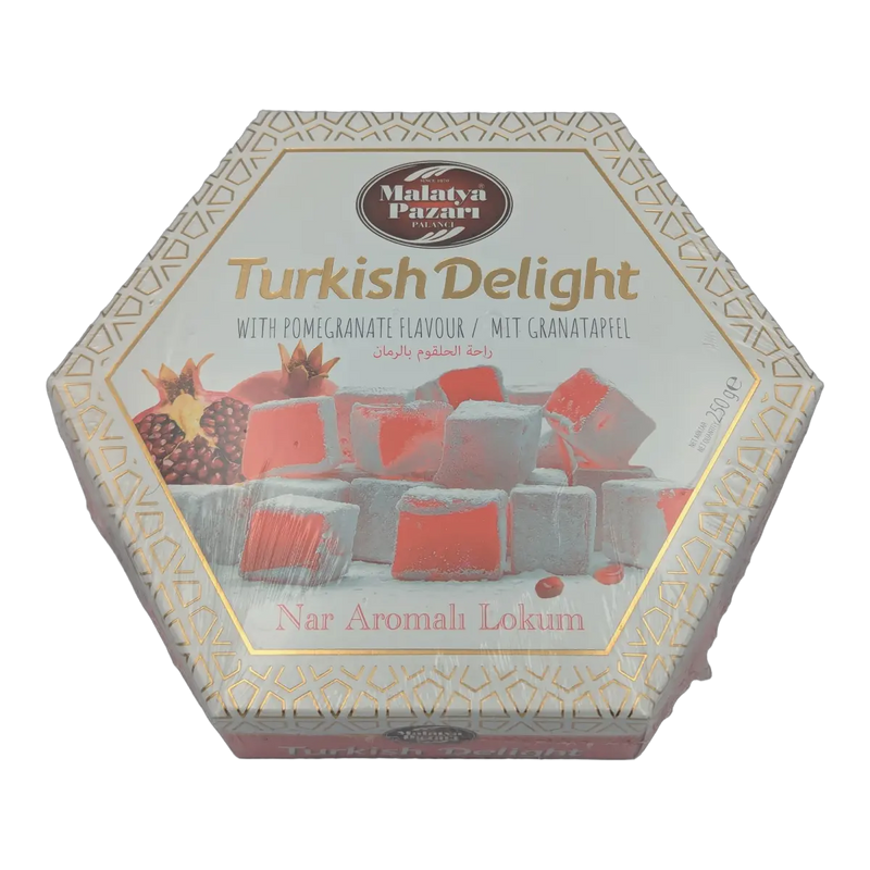 Malatya Pazari Pomegranate Flavored Turkish Delight (250 g)