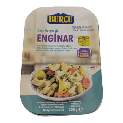 Anghinare în ulei de măsline Burcu (200 g)