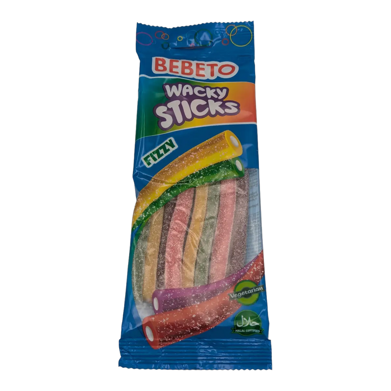 Wacky Sticks acadele gumate acidulate Bebeto