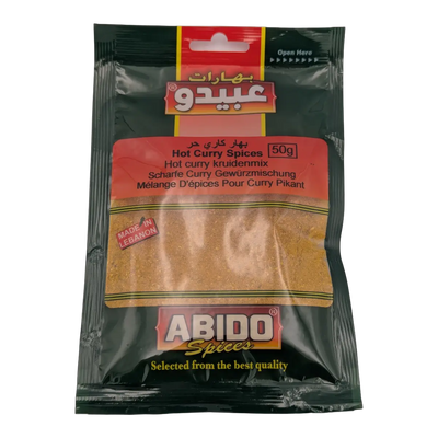 Amestec de condimente curry iute Abido (50 g)