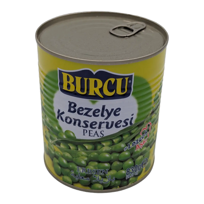 Burcu canned green peas (830 g)