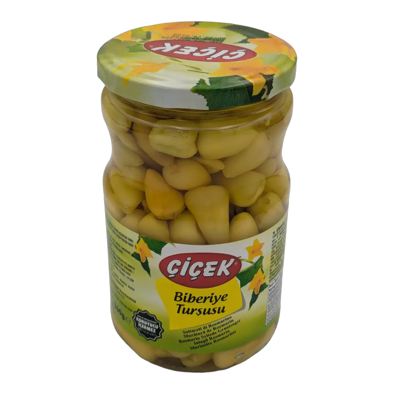 Murături de rozmarin Biberiye Turşusu Rosemary Hot Pepper Çiçek (640 g)