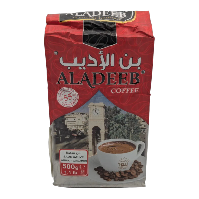 Aladeeb ground coffee without cardamom (500 g)