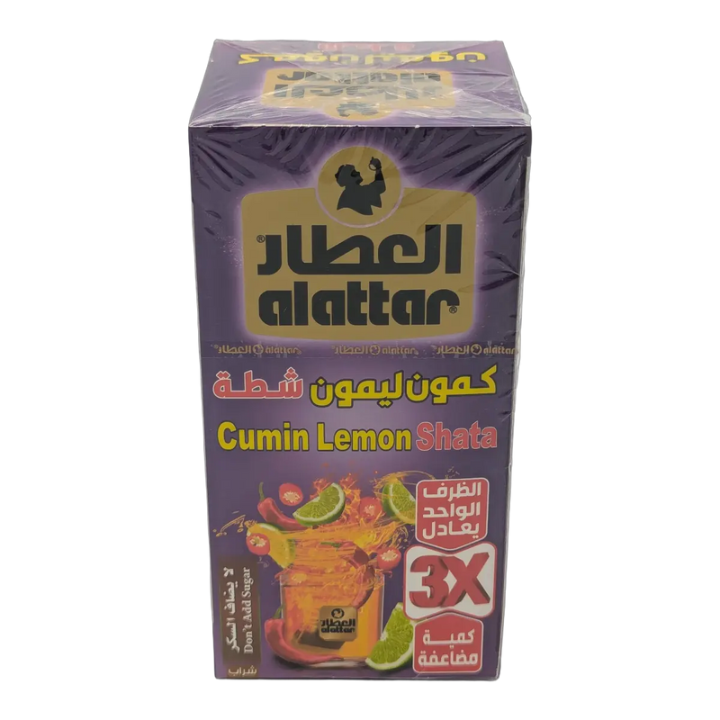 Băutură instantă Cumin Lemon Shata chimen lămâie ardei Alattar 3X (20 plicuri)