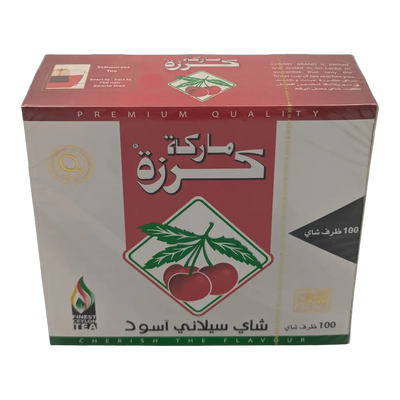 Ceai negru Ceylon Cherry Brand (100 plicuri)