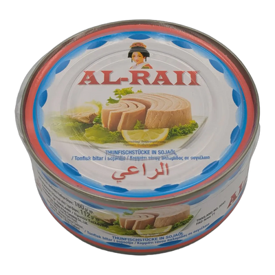 Ton bucăți în ulei de soia (160 g)