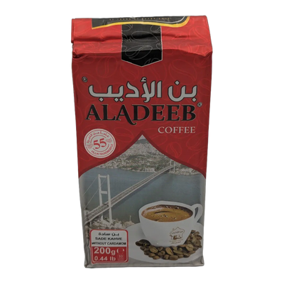 Cafea măcinată fără cardamom Aladeeb (200 g)