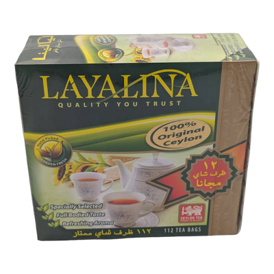 Ceai negru Ceylon Layalina (112 plicuri)