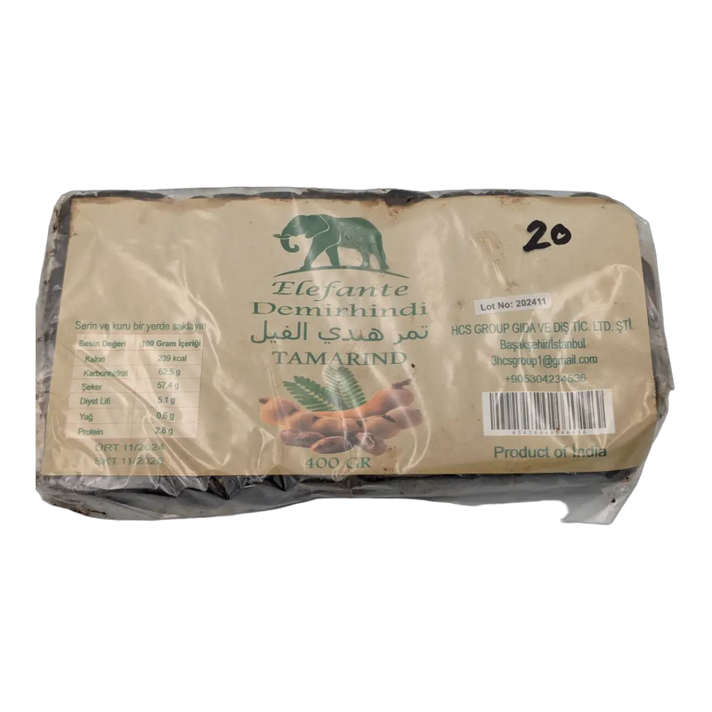 Pulpă de Tamarind Elefante (400 g)