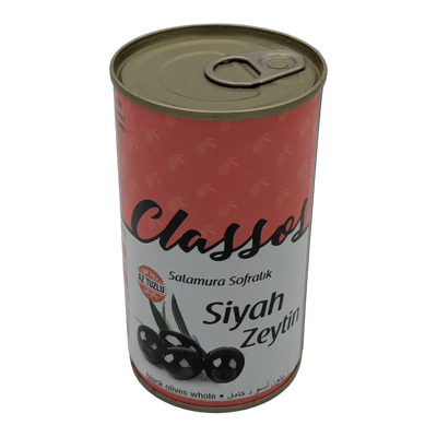 Măsline negre întregi Salamura Siyah Zeytin Black Olives Whole Classos (300 g)