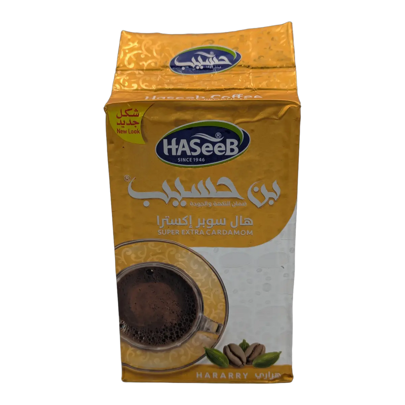 قهوة عربية سوبر إكسترا بالهيل حسيب الهرري (500 جرام)