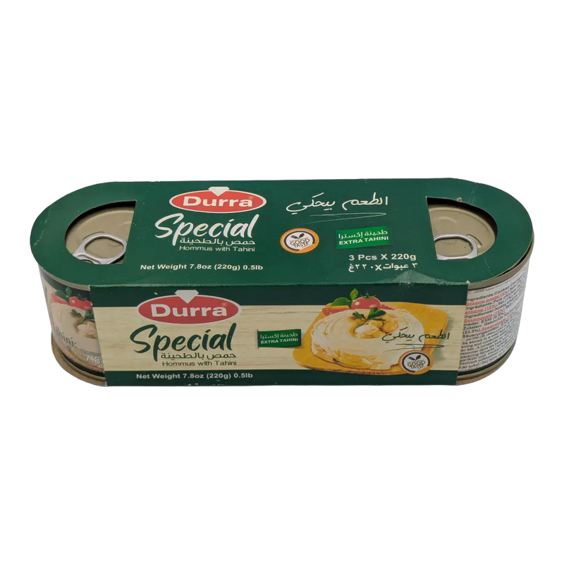 Hummus special cu tahini Durra (3 x 220 g)