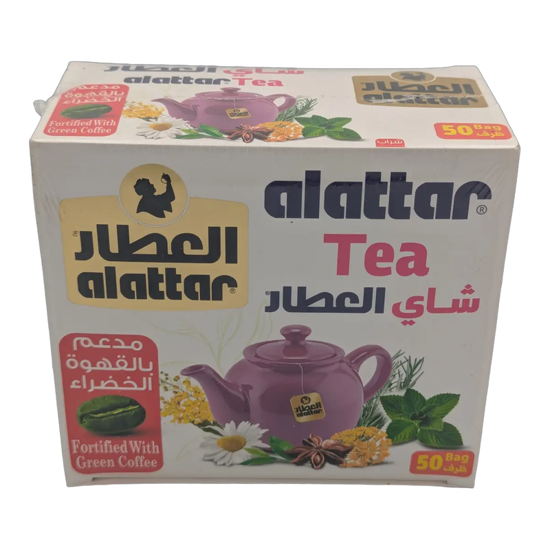 Ceai din plante cu cafea verde Alattar Tea (50 plicuri)