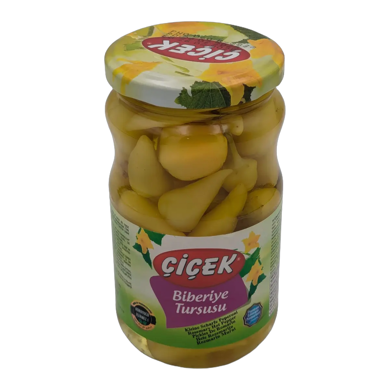Ardei iuți murați cu rozmarin Biberiye Turşusu Çiçek (360 g)