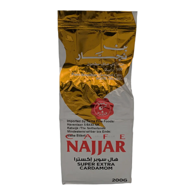 Cafea arabică Super Extra Cardamom Najjar (200 g)