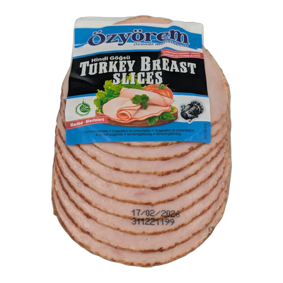 Marinated turkey breast slices (150 g)