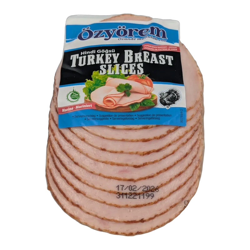 Marinated turkey breast slices (150 g)