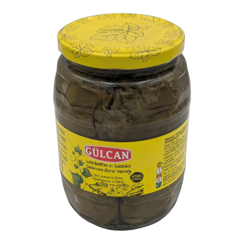 Vine leaves in brine Salamura Asma Yaprağı Vine Leaves Gülcan (640 g)