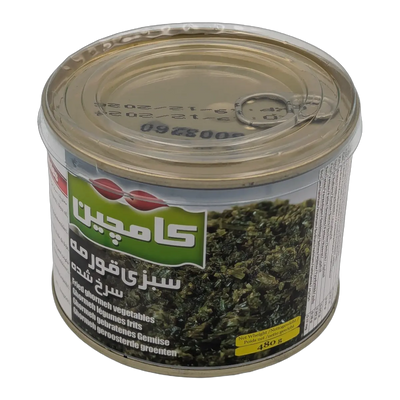 Canned fried Ghormeh herbs
