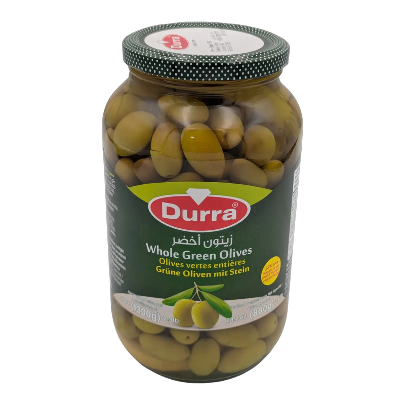 Durra Whole Green Olives (1300 g)